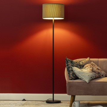 Brilliant - Podna lampa TONY 1xE27/20W/230V braon