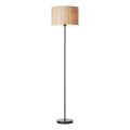 Brilliant - Podna lampa WIMEA 1xE27/52W/230V crna/bež