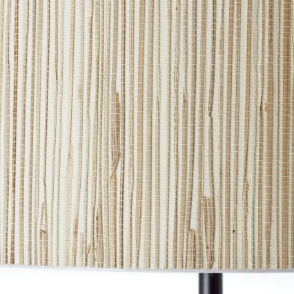 Brilliant - Podna lampa WIMEA 1xE27/52W/230V crna/bež