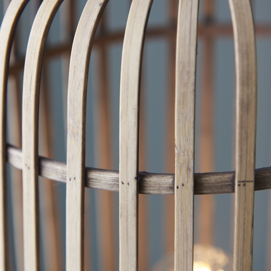 Brilliant - Podna lampa WOODROW 1xE27/60W/230V bambus