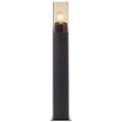 Brilliant - Spoljašnja lampa MINOU 1xE27/10W/230V 60 cm IP44 crna/dimna