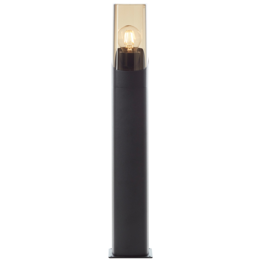 Brilliant - Spoljašnja lampa MINOU 1xE27/10W/230V 60 cm IP44 crna/dimna