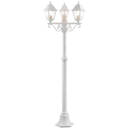 Brilliant - Spoljašnja lampa NISSIE 3xE27/60W/230V 187,5 cm IP44 bela