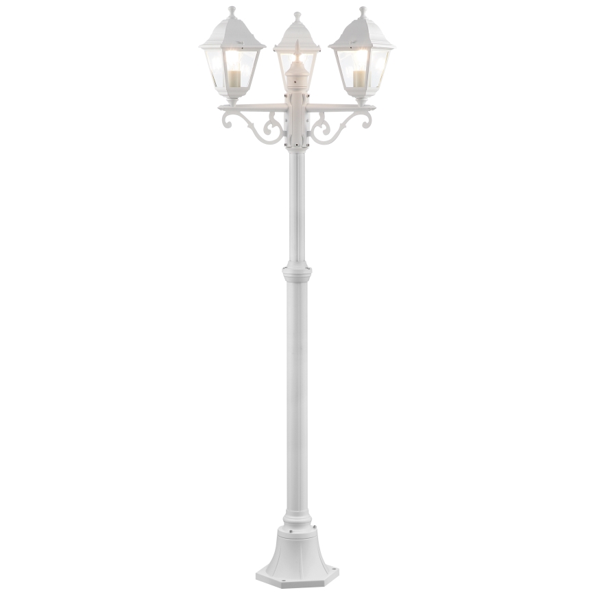 Brilliant - Spoljašnja lampa NISSIE 3xE27/60W/230V 187,5 cm IP44 bela
