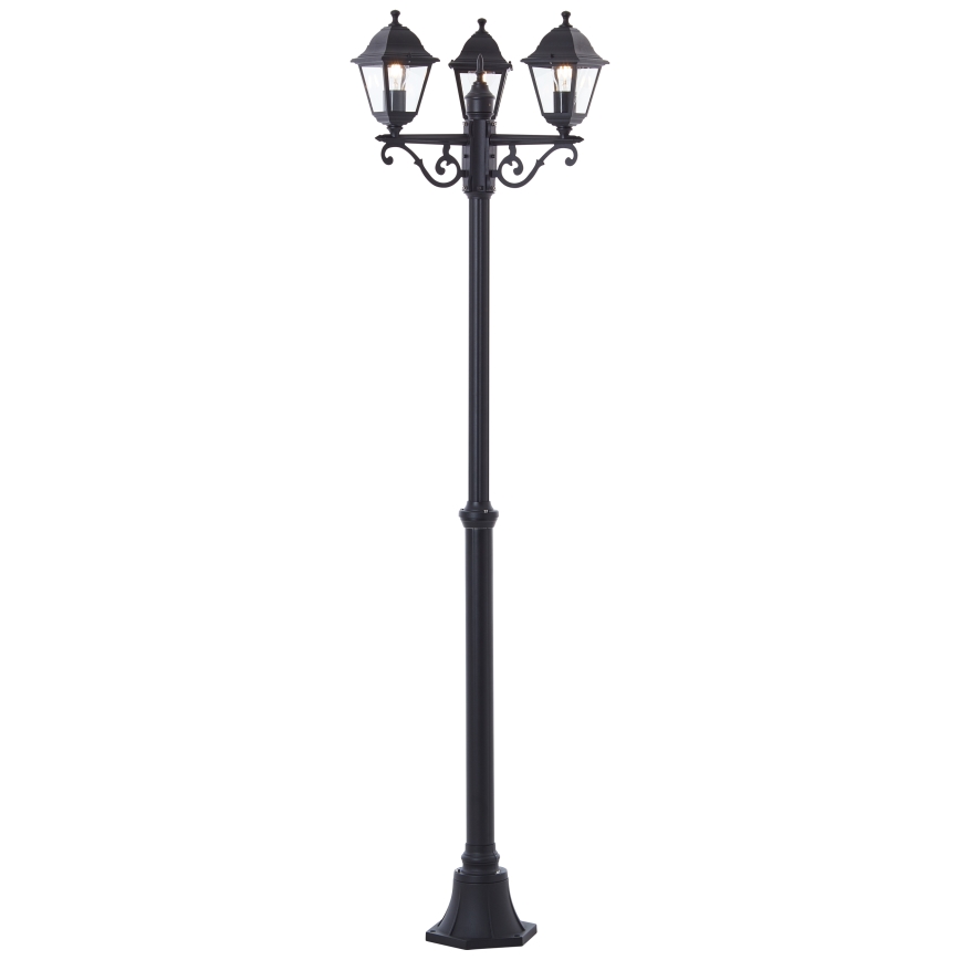 Brilliant - Spoljašnja lampa NISSIE 3xE27/60W/230V 187,5 cm IP44 crna
