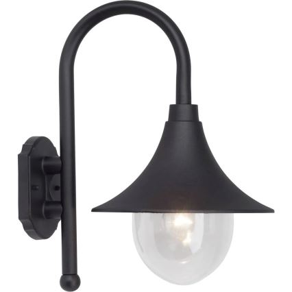 Brilliant - Spoljašnja zidna lampa BERNA 1xE27/60W/230V IP44 crna