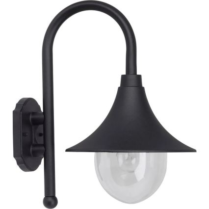 Brilliant - Spoljašnja zidna lampa BERNA 1xE27/60W/230V IP44 crna