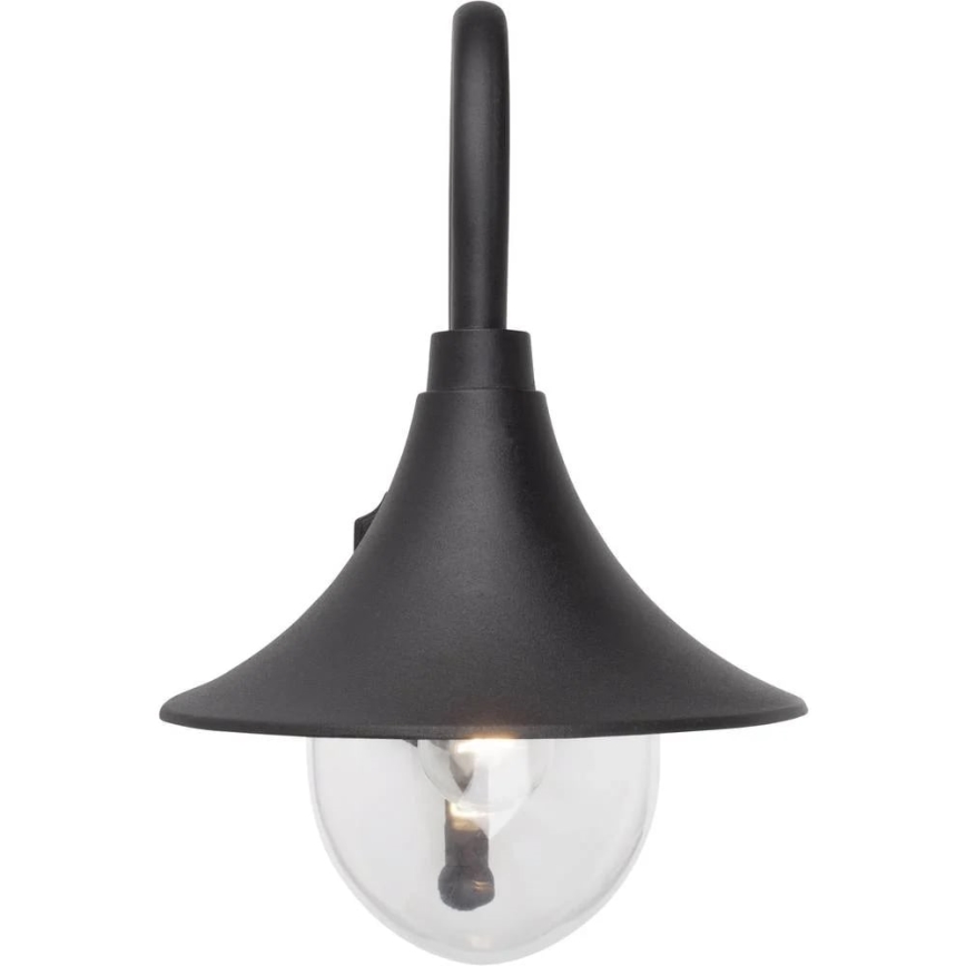 Brilliant - Spoljašnja zidna lampa BERNA 1xE27/60W/230V IP44 crna