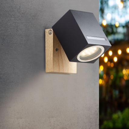 Brilliant - Spoljašnje zidno svetlo GALENI 1xGU10/20W/230V IP44