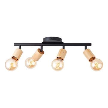 Brilliant - spot lampa TIFFANY 4xE27/28W/230V bambus