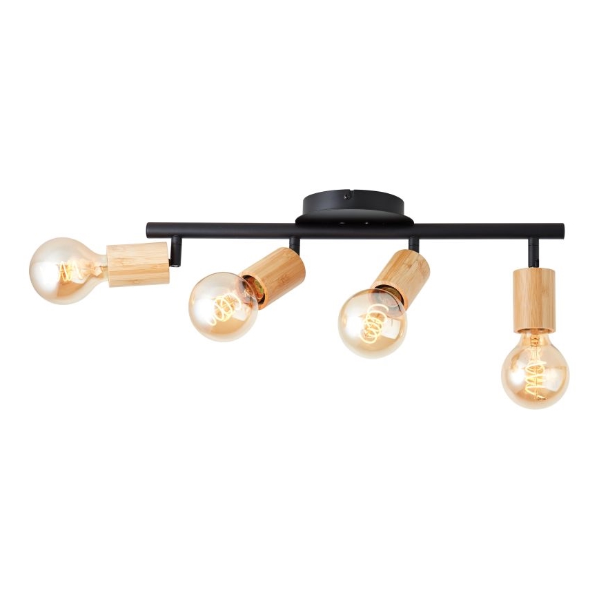 Brilliant - spot lampa TIFFANY 4xE27/28W/230V bambus