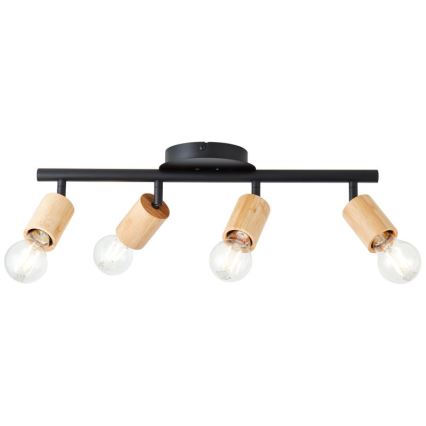 Brilliant - spot lampa TIFFANY 4xE27/28W/230V bambus