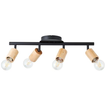 Brilliant - Spot svetiljka 4xE27/28W/230V bambus