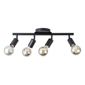 Brilliant - Spot svetiljka 4xE27/28W/230V crna