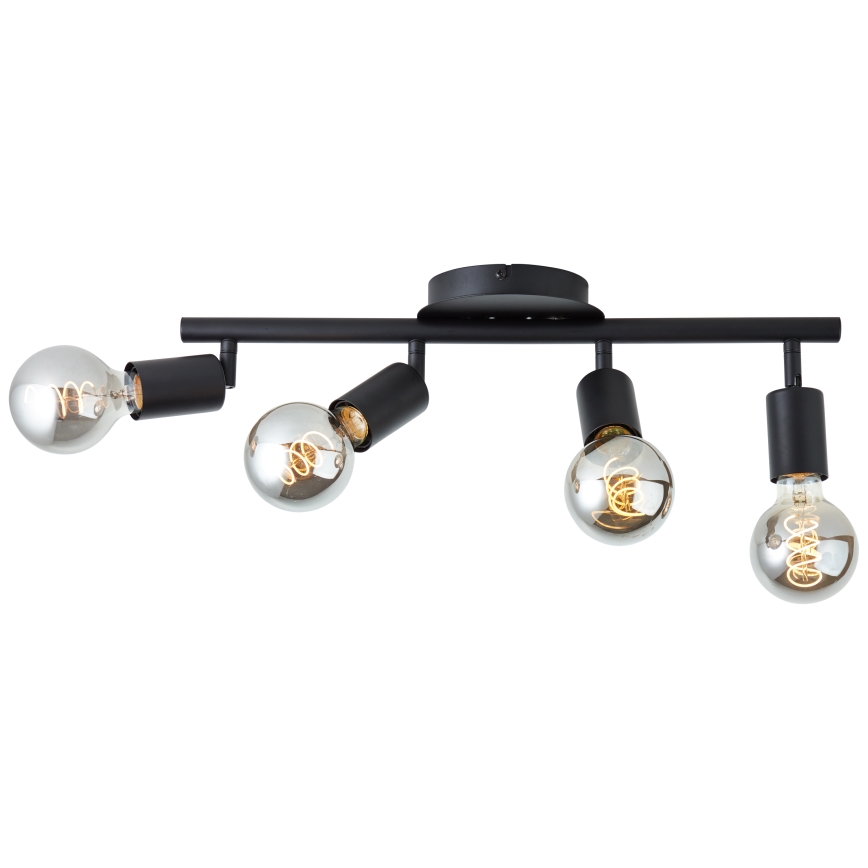 Brilliant - Spot svetiljka 4xE27/28W/230V crna