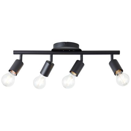 Brilliant - Spot svetiljka 4xE27/28W/230V crna