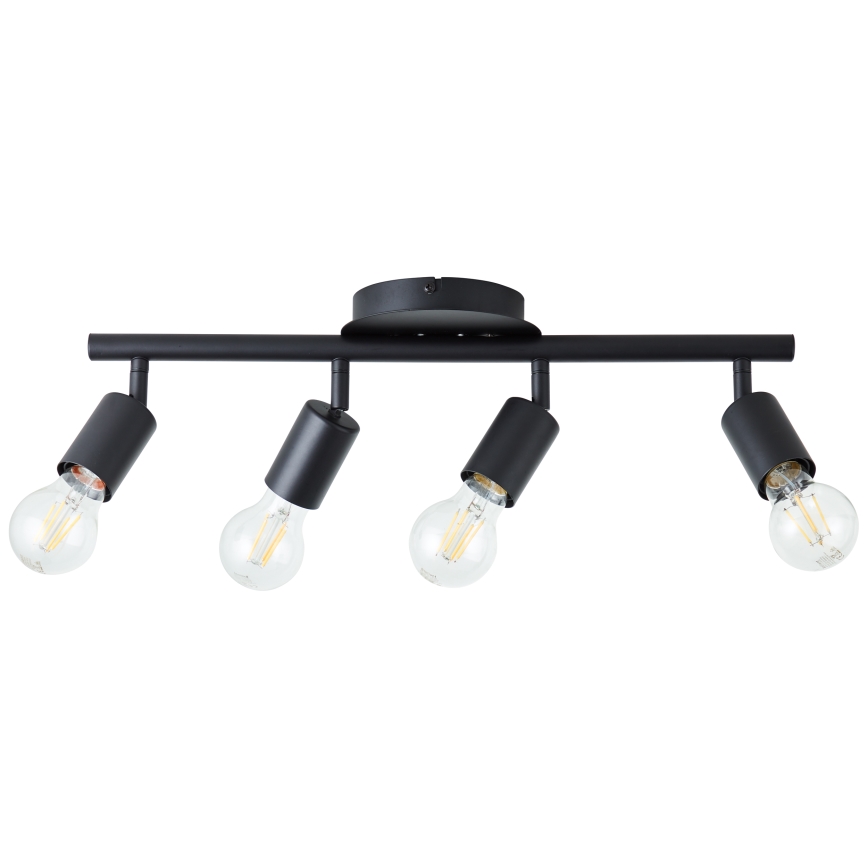 Brilliant - Spot svetiljka 4xE27/28W/230V crna