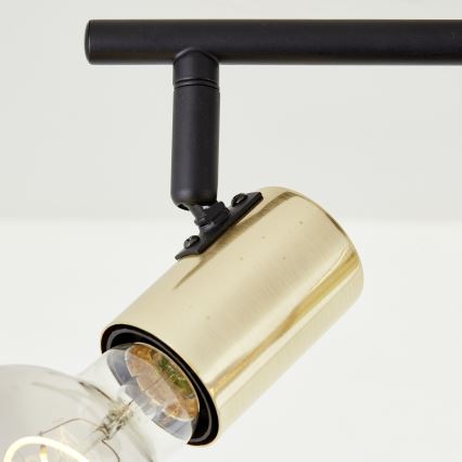 Brilliant - Spot svetlo KERRY 3xE27/40W/230V crna/mesing