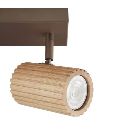 Brilliant - Spot svetlo LAKEWOOD 2xGU10/10W/230V braon
