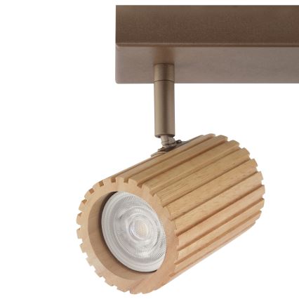 Brilliant - Spot svetlo LAKEWOOD 2xGU10/10W/230V braon