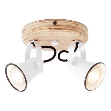 Brilliant - Spot svetlo SEED 2xGU10/5W/230V bela/bež