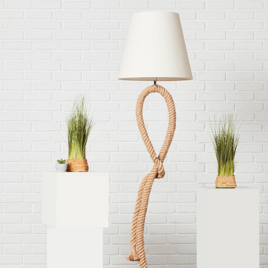Brilliant - Stojeća lampa SAILOR 1xE27/40W/230V bež/krem