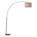 Brilliant - Stojeća lampa WILEY 1xE27/60W/230V crna/bež