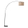 Brilliant - Stojeća lampa WILEY 1xE27/60W/230V crna/bež