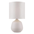 Brilliant - Stona lampa AUREA 1xE14/20W/230V bela