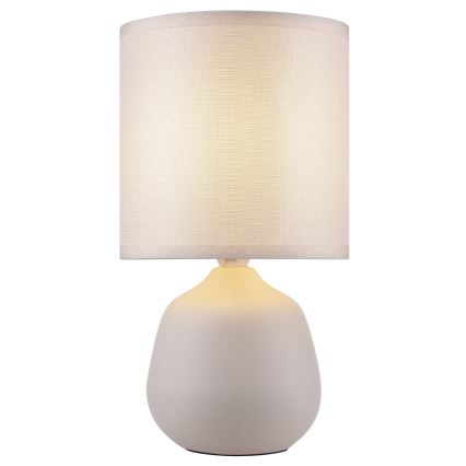 Brilliant - Stona lampa AUREA 1xE14/20W/230V bela