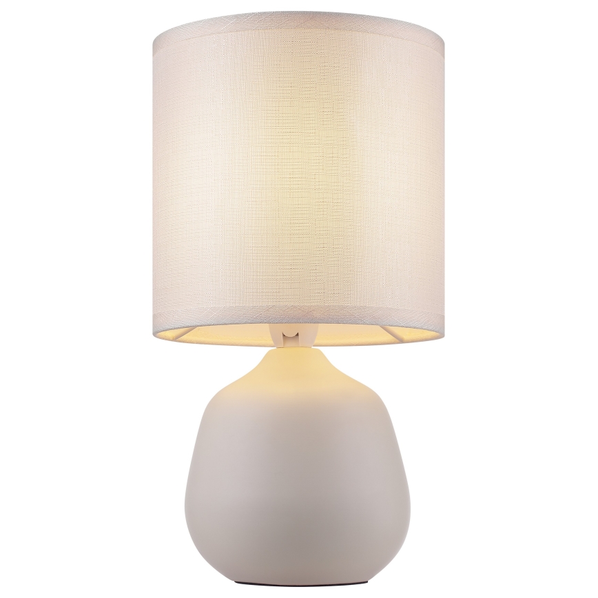 Brilliant - Stona lampa AUREA 1xE14/20W/230V bela
