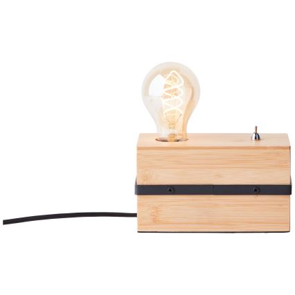 Brilliant - Stona lampa BENNY 1xE27/40W/230V bambus