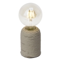 Brilliant - Stona lampa CARDU 1xE27/40W/230V bež