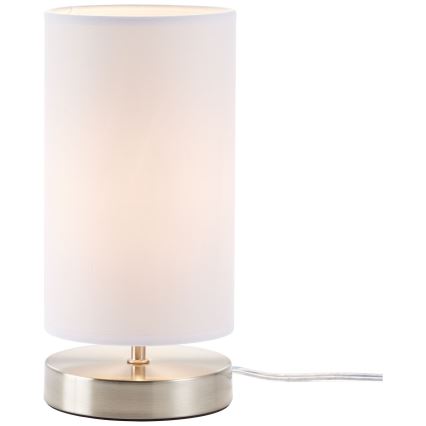 Brilliant - Stona lampa CLARIE 1xE14/40W/230V mat hrom/bela