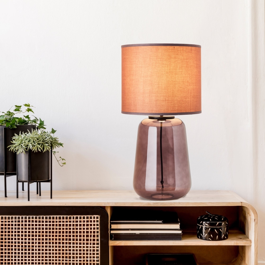 Brilliant - Stona lampa HYDRA 1xE27/60W/230V ružičasta