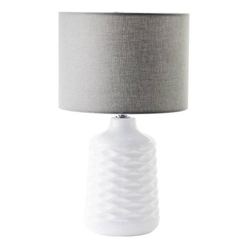Brilliant - Stona lampa ILYSA 1xE14/40W/230V bela/siva