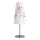 Brilliant - Stona lampa ISI 1xE14/40W/230V bela/ružičasta/sjajni hrom