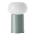 Brilliant - Stona lampa KNUT 1xE27/25W/230V zelena/bela