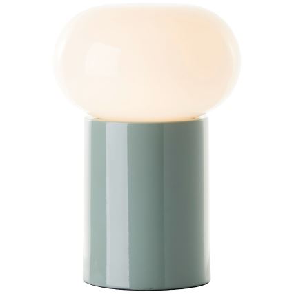 Brilliant - Stona lampa KNUT 1xE27/25W/230V zelena/bela