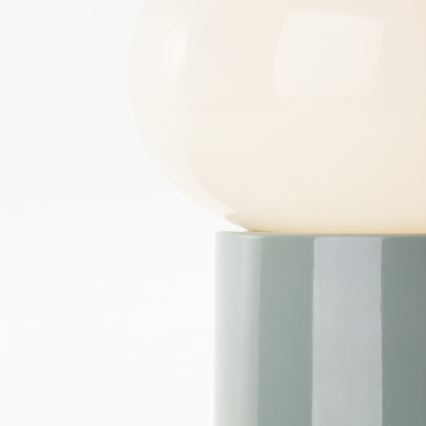 Brilliant - Stona lampa KNUT 1xE27/25W/230V zelena/bela