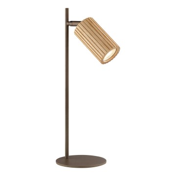 Brilliant - Stona lampa LAKEWOOD 1xGU10/10W/230V braon
