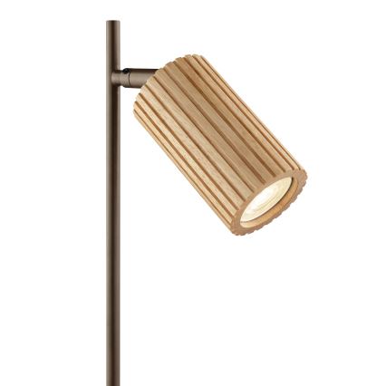 Brilliant - Stona lampa LAKEWOOD 1xGU10/10W/230V braon