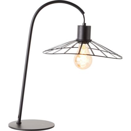 Brilliant - Stona lampa LEIKA 1xE27/52W/230V crna