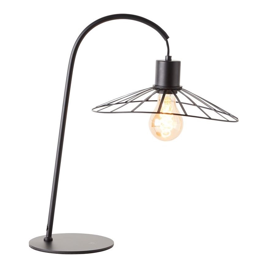 Brilliant - Stona lampa LEIKA 1xE27/52W/230V crna