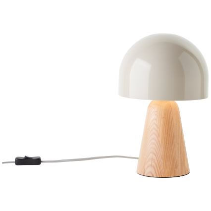 Brilliant - Stona lampa NALAM 1xE14/40W/230V bež/jasen
