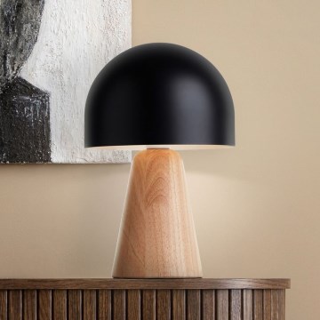 Brilliant - Stona lampa NALAM 1xE14/40W/230V crna/jasen