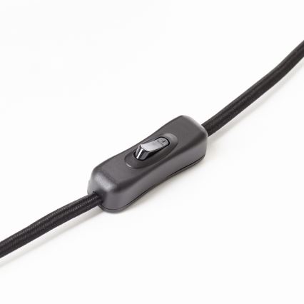 Brilliant - Stona lampa NALAM 1xE14/40W/230V crna/jasen