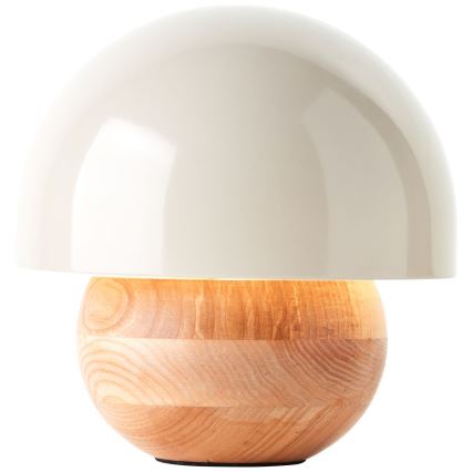 Brilliant - Stona lampa NALAM 1xE14/40W/230V siva/jasen
