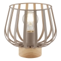 Brilliant - Stona lampa NORDIC CAGE 1xE27/20W/230V bež
