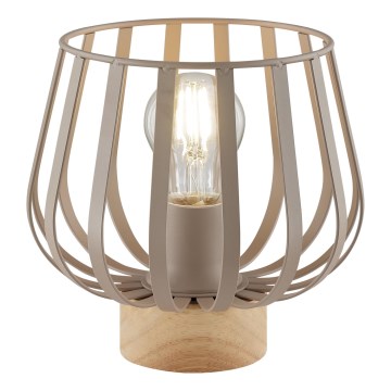Brilliant - Stona lampa NORDIC CAGE 1xE27/20W/230V bež